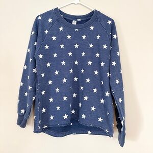 Alternative Apparel Star Print Pullover Sweatshirt – Size Medium